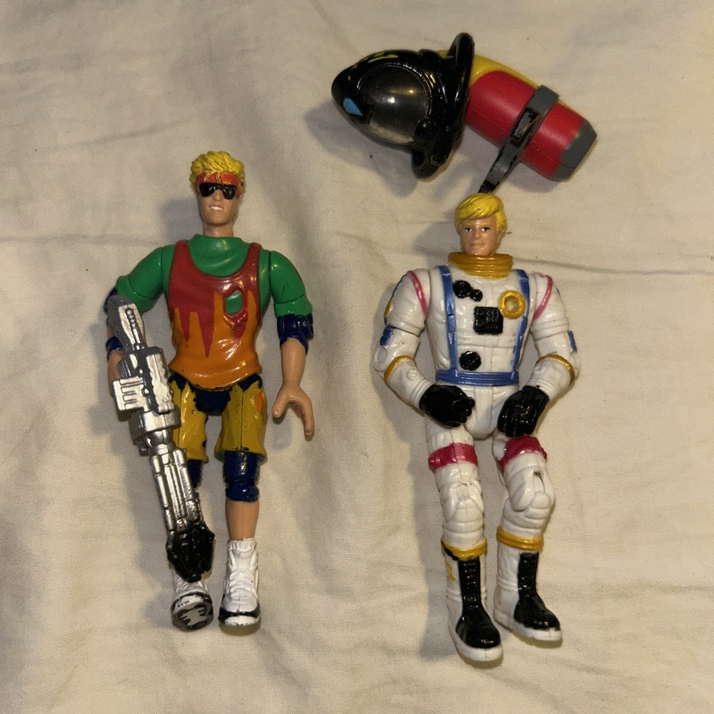 Johnny Quest Galoob Vintage Action Figure‎ Lot Of Two
